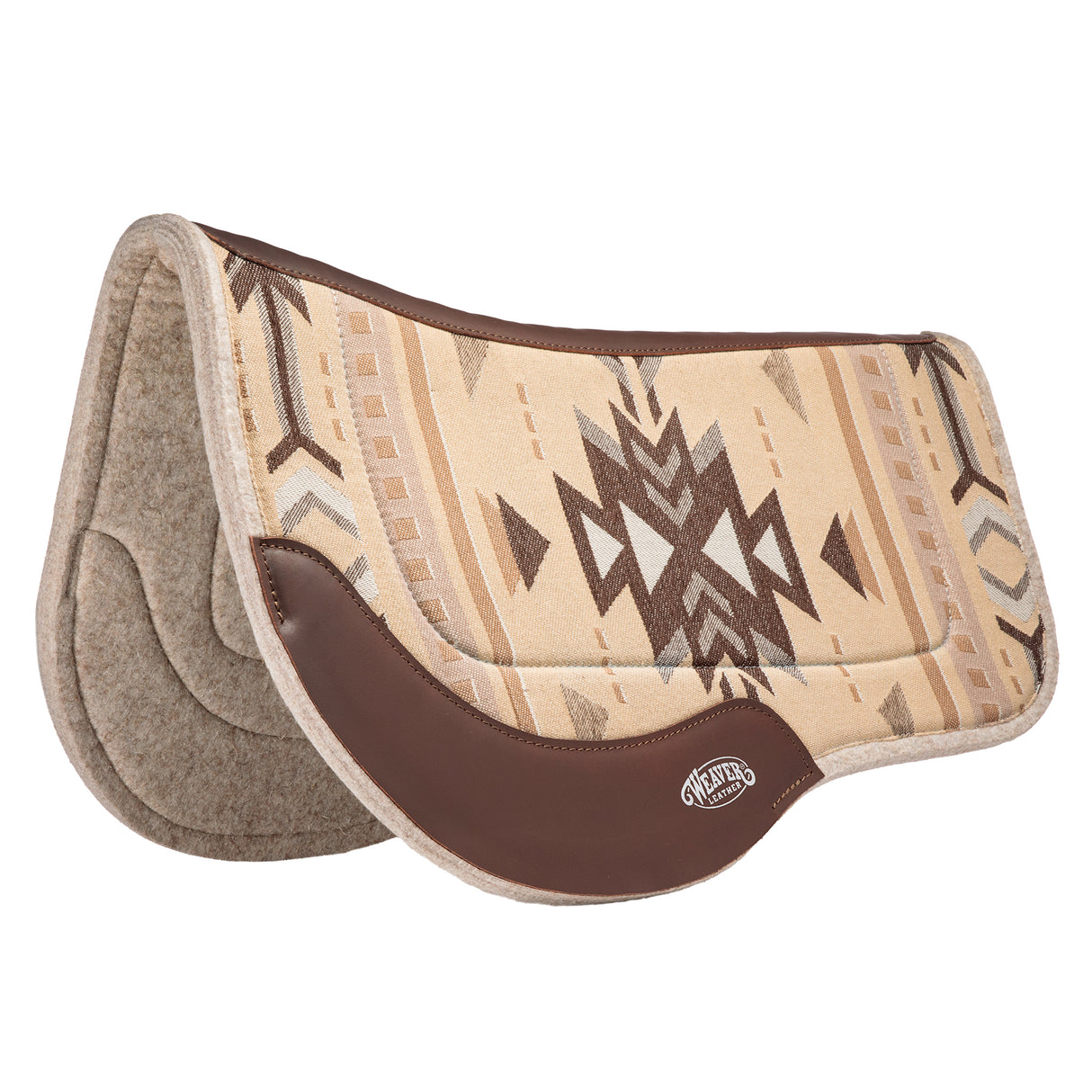 All Purpose Trail Gear Contoured Wool Blend Felt Saddle Pad