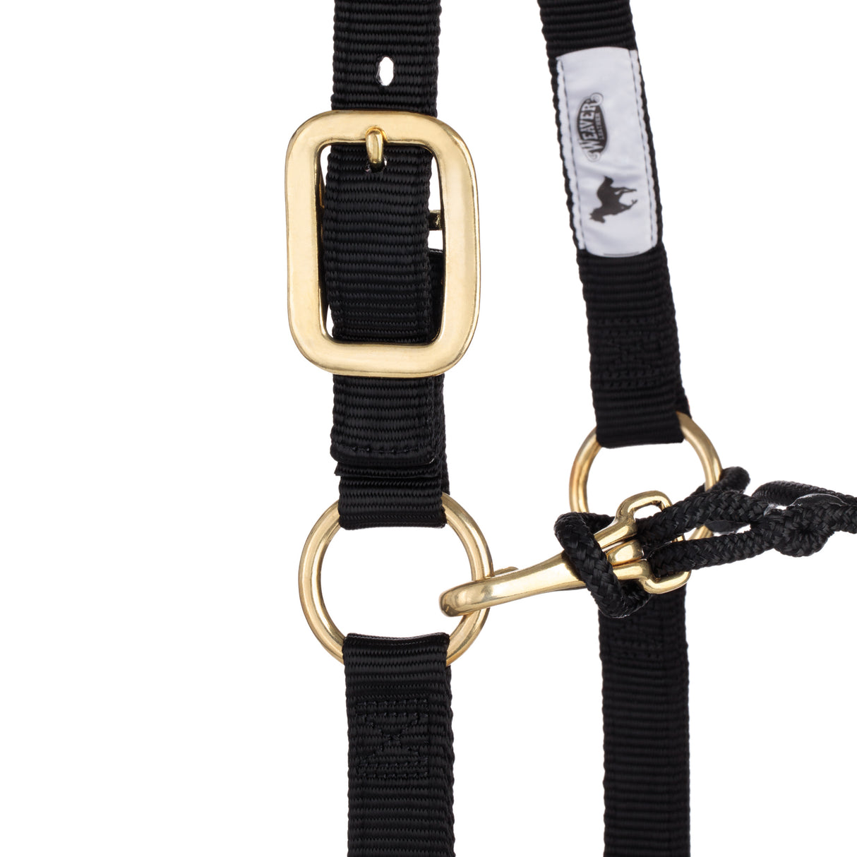 Kalley Krickeberg Nylon & Rope Combination Horseman's Halter with Side Ring