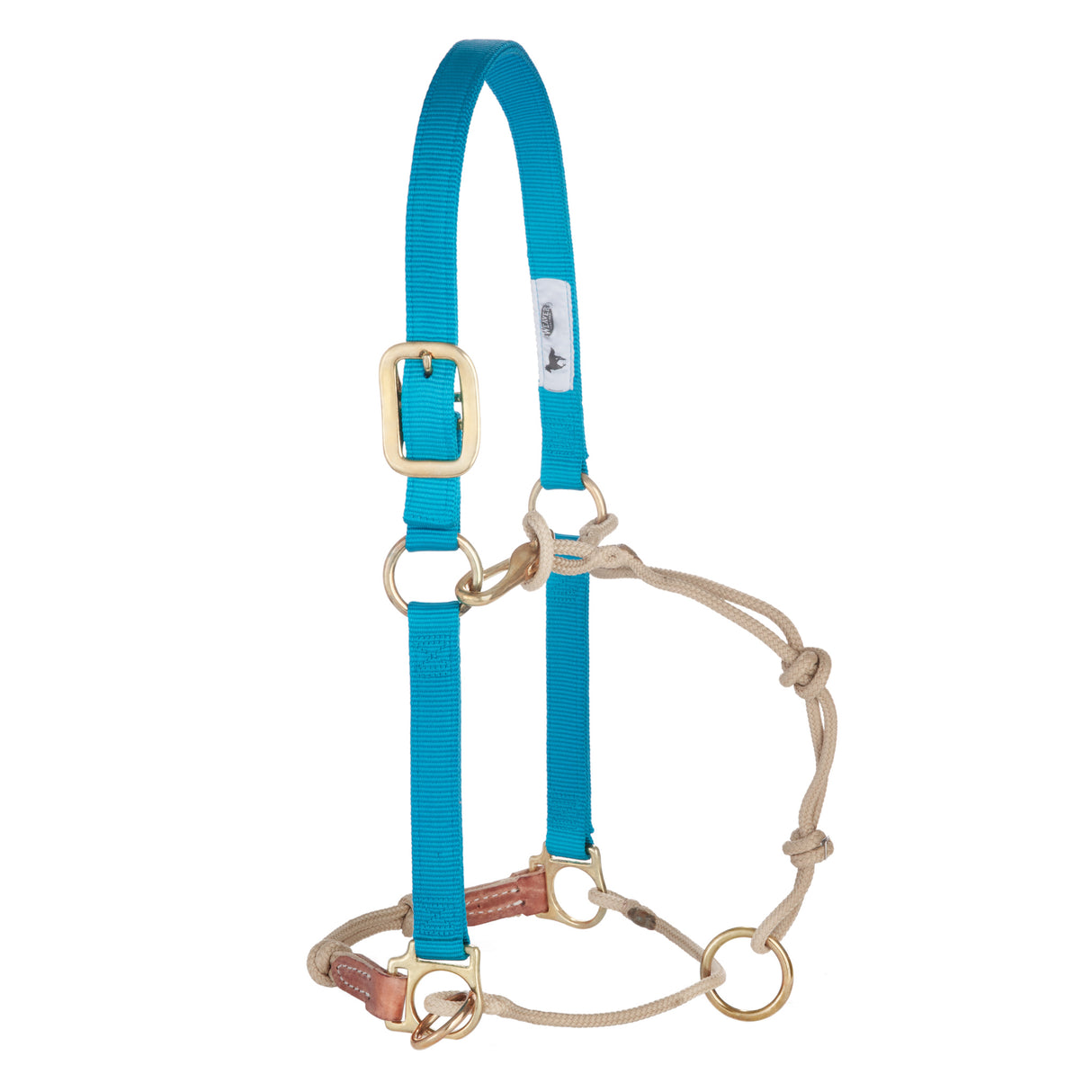 Kalley Krickeberg Nylon & Rope Combination Horseman's Halter with Side Ring