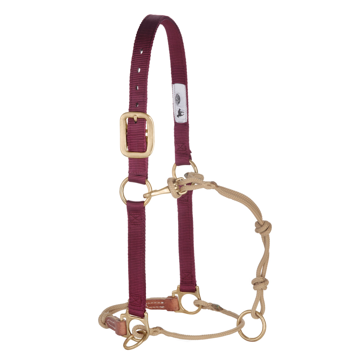 Kalley Krickeberg Nylon & Rope Combination Horseman's Halter with Side Ring