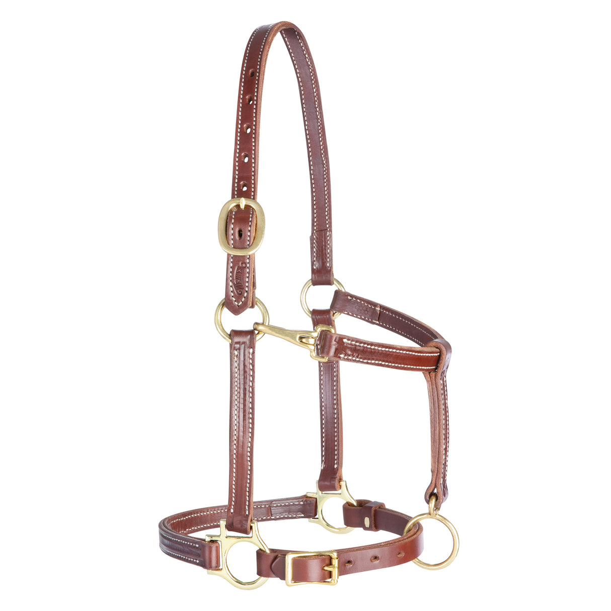 3/4" Track Halter, Mahogany