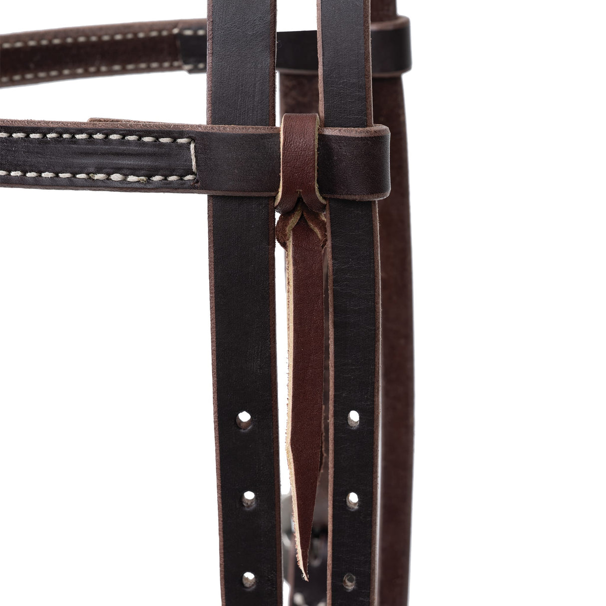 Western Havana Brown Bridle Leather Headstall