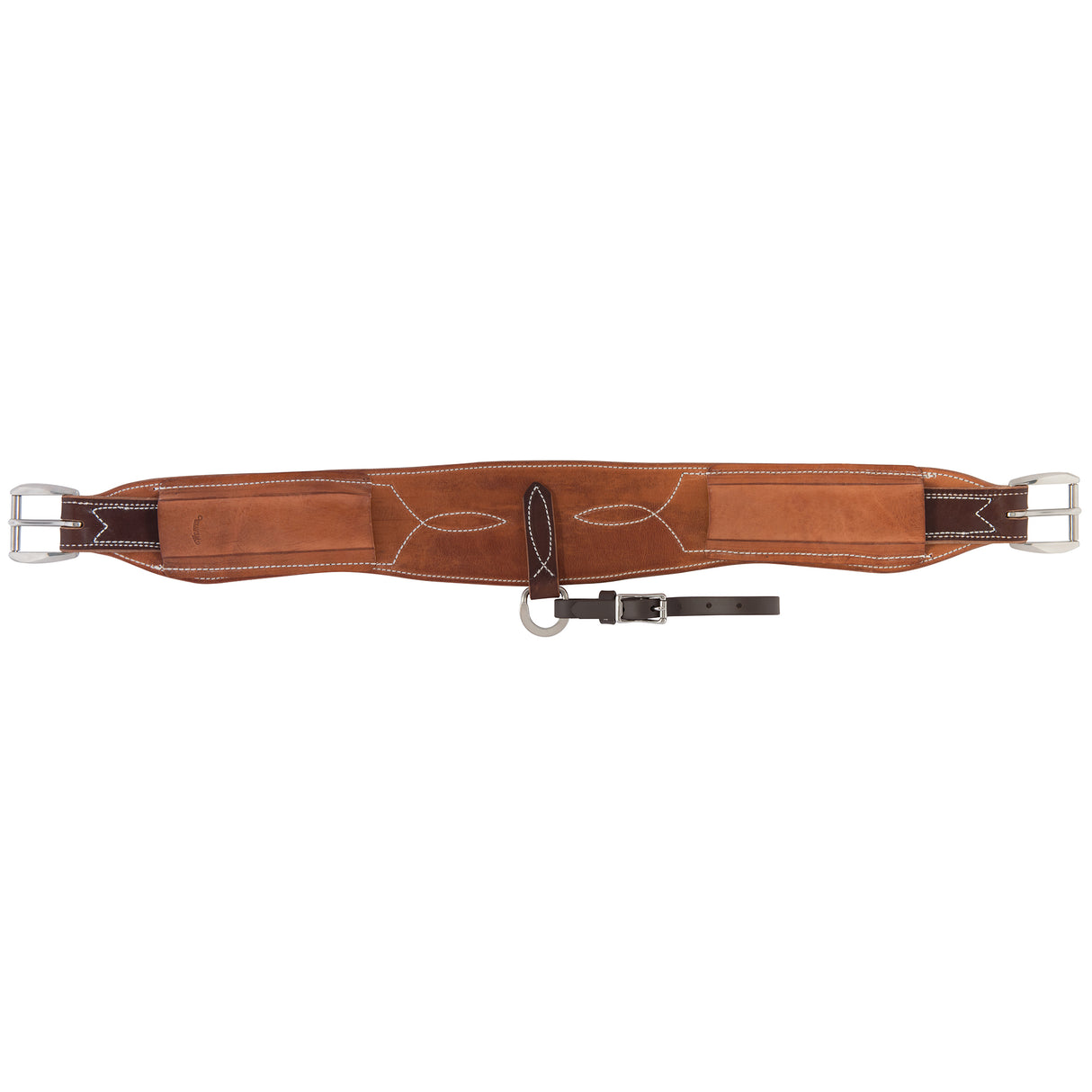 Heavy-Duty Roper Back Cinch Only, Russet, 4"
