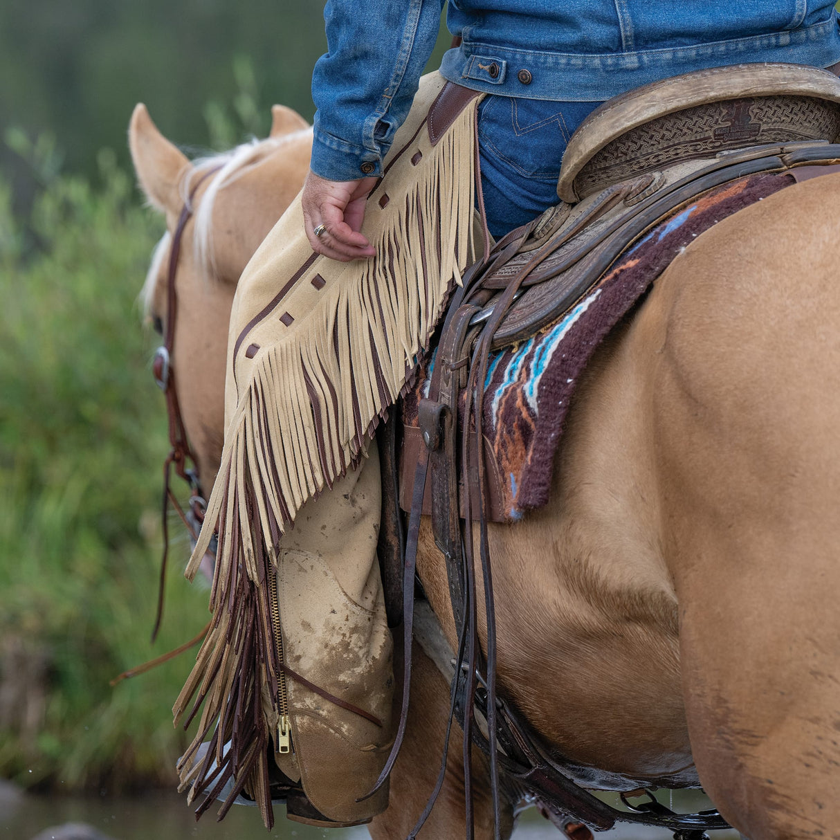 Premium Western Leather Chaps