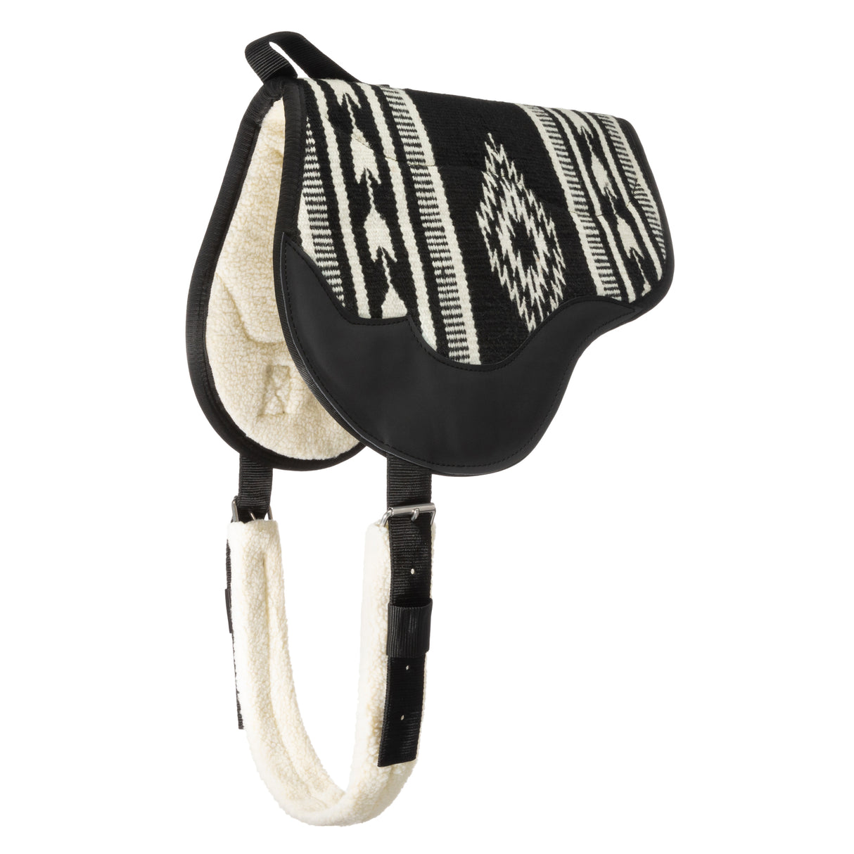 Wool Blanket Top Bareback Pad