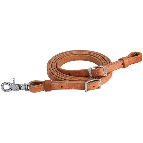Harness Leather Roper Rein, 5/8" x 8