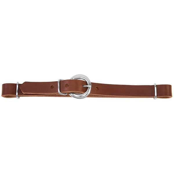 Straight Leather Curb Strap