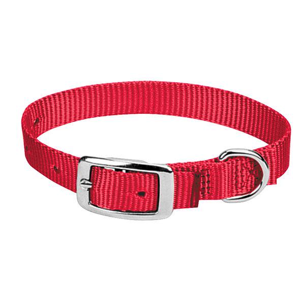 Prism Choice Nylon Dog Collar, Red, 3/4" X 15"