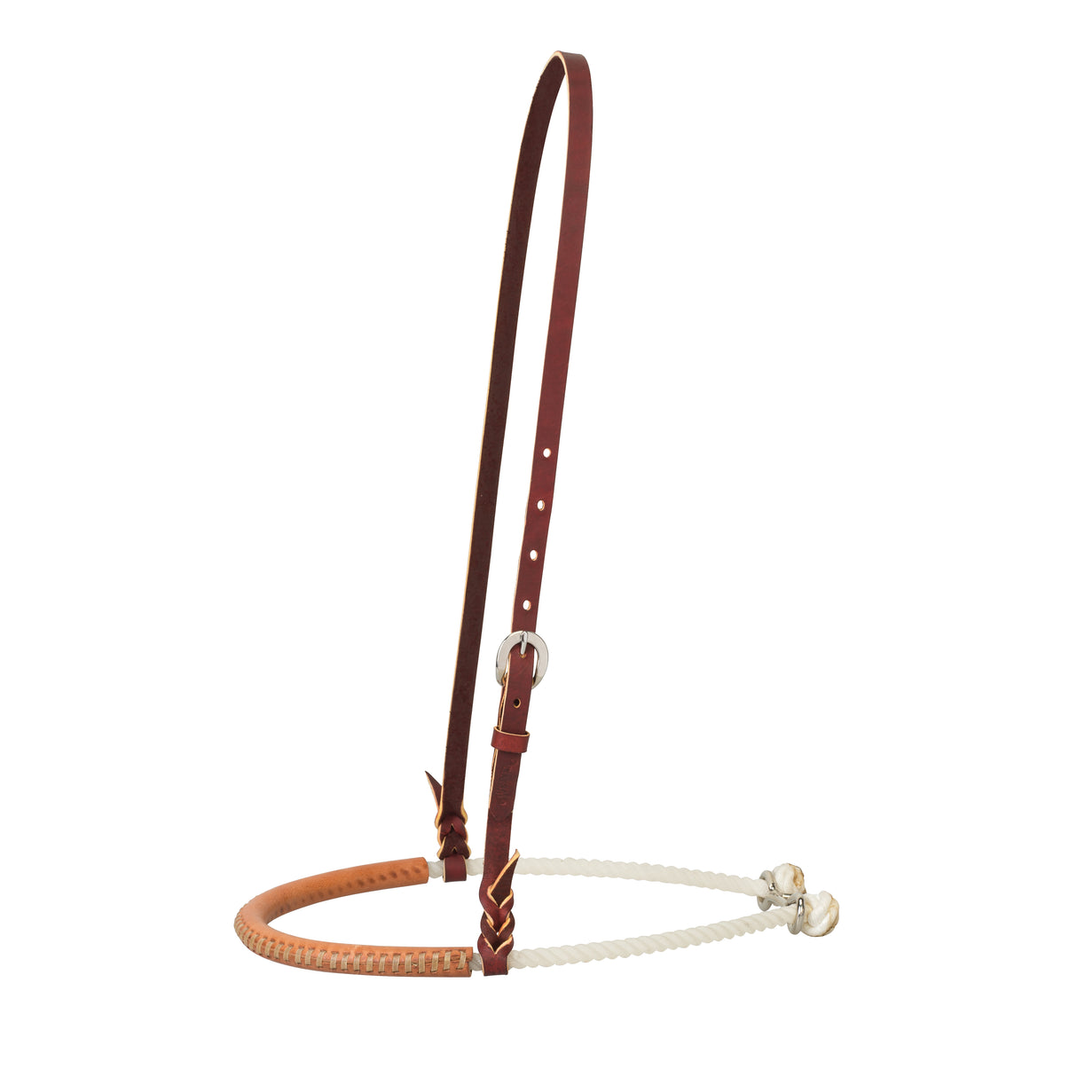 Leather Covered Rope Noseband