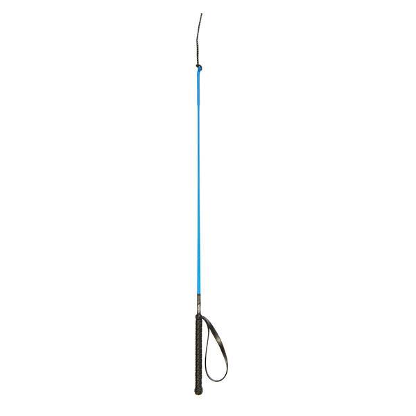 Riding Whip with PVC Handle, 30" Shaft, Blue