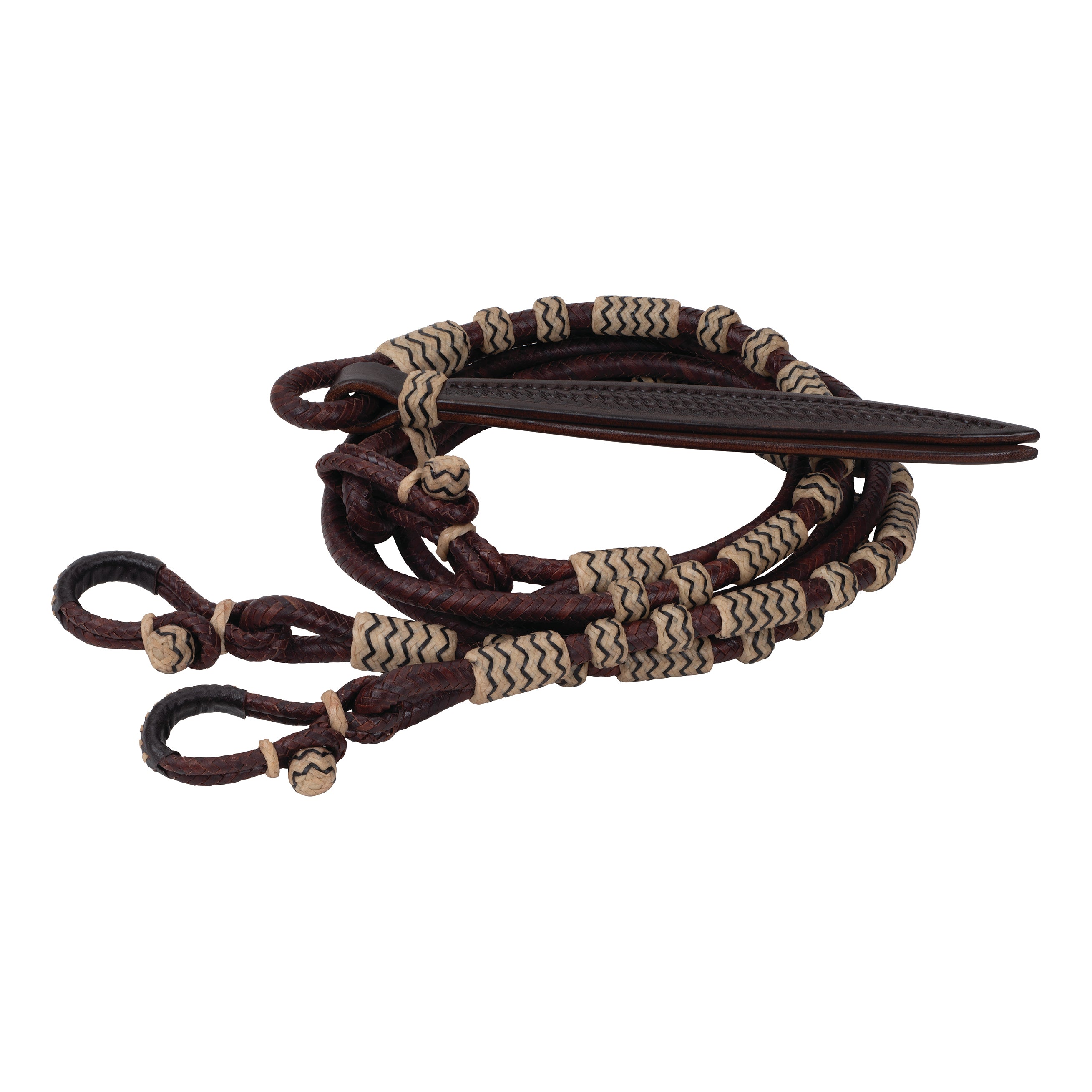 Braided Romal Reins, 3/8" x 7-1/2