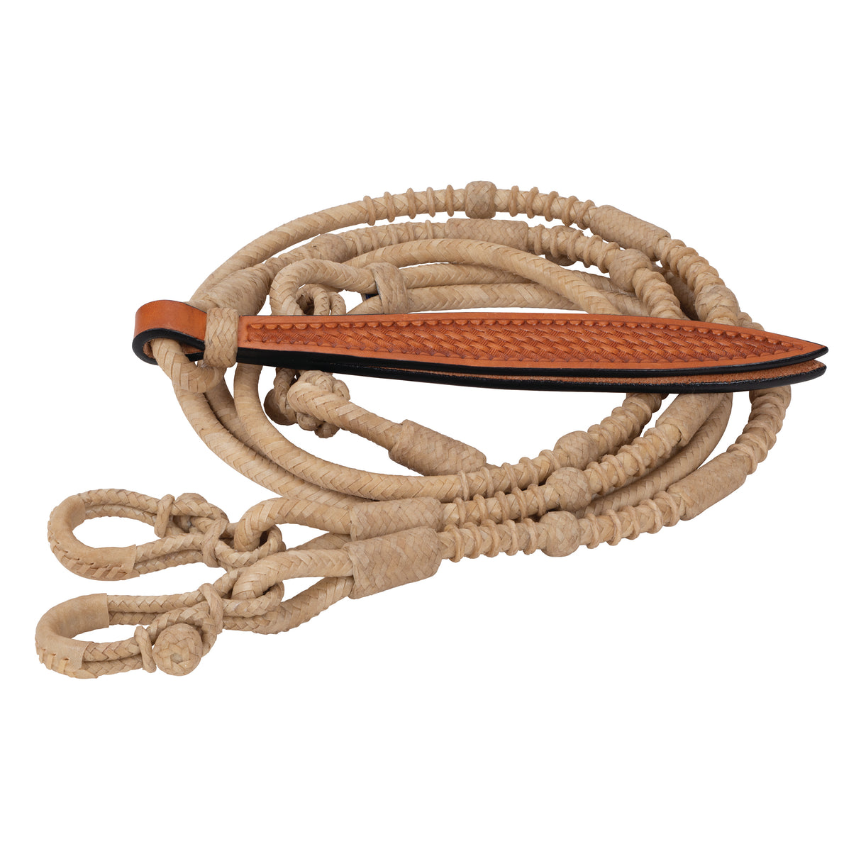 Braided Romal Reins, 3/8" x 7-1/2