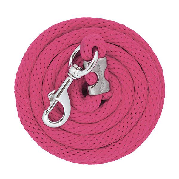 Poly Lead Rope with Chrome Brass Snap, Blush