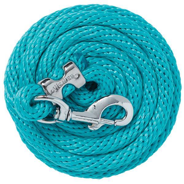 Poly Lead Rope with Chrome Brass Snap