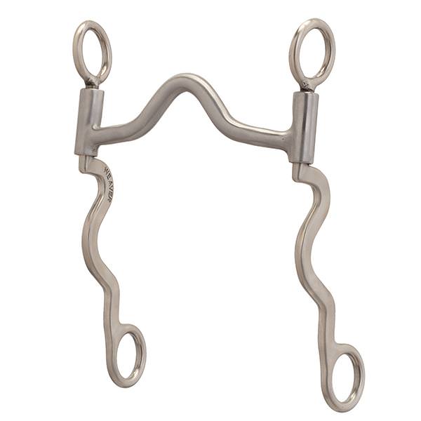 Pro Series Long 8-1/4" Cheek Horse Bit, Sweet Iron Port