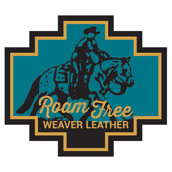 Weaver Leather Sticker, Roam Free