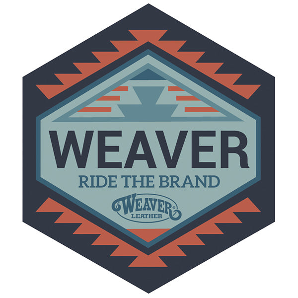 Weaver Leather Sticker, Ride the Brand