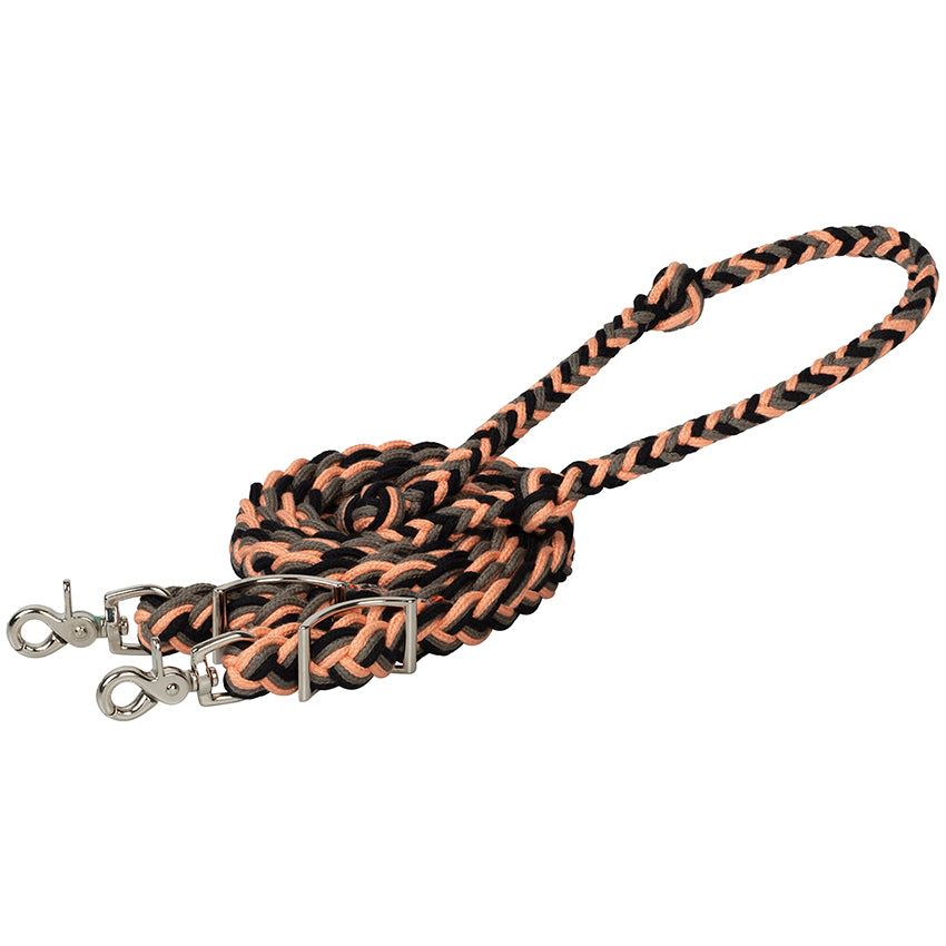 EcoLuxe<sup>™</sup> Flat Barrel Reins, 3/4" x 8