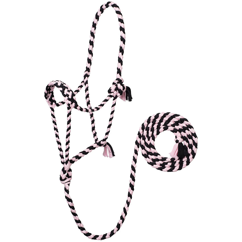 EcoLuxe<sup>&trade;</sup> Braided Rope Halter with 8 Lead, Average Horse