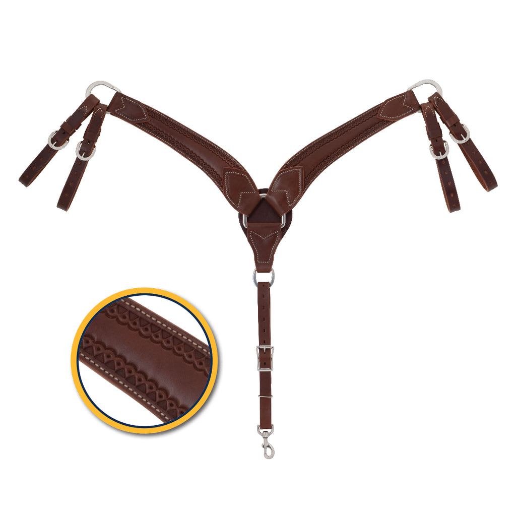 Synergy® Hand-Tooled Mayan Breast Collar