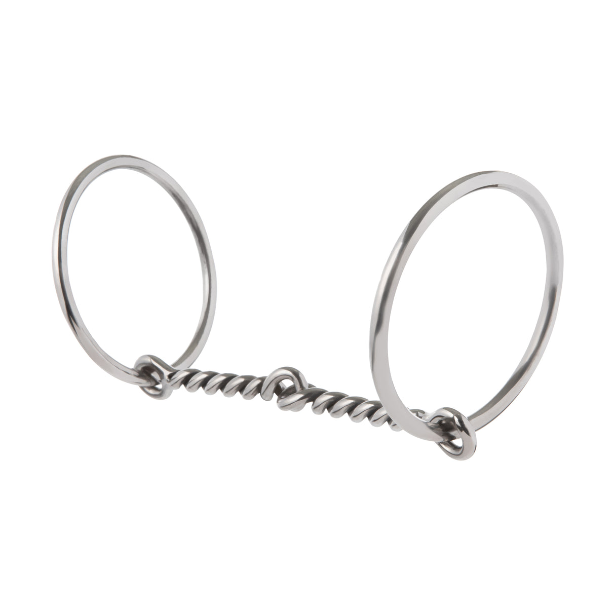 All Purpose Ring Snaffle Bit, 5" Single Twisted Wire Mouth
