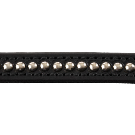 Back In Black Leather Reins, 5/8"
