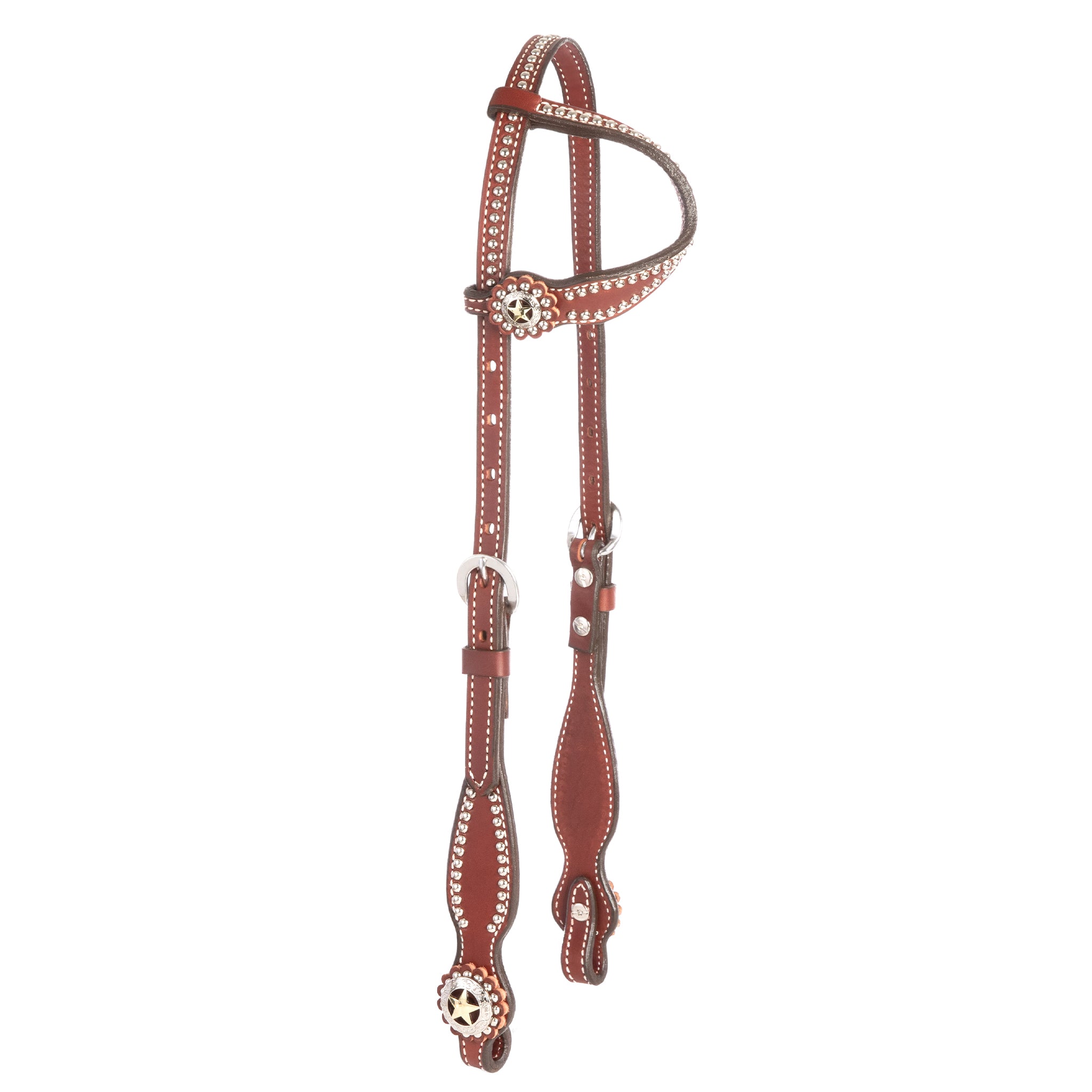 Weaver Pet Texas Star Halsband – Rustikales Leder Mit Sterndekor Für Hunde