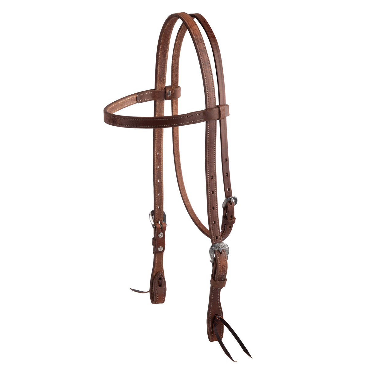 Synergy® Harness Leather Headstall with Designer Hardware, 3/4"