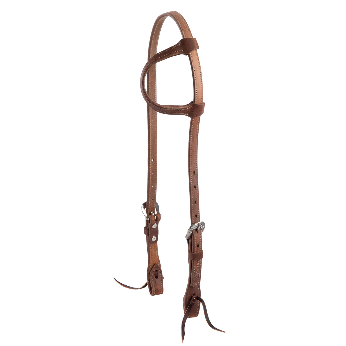 Synergy® Harness Leather Headstall with Designer Hardware, 3/4"