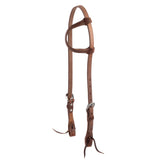 Synergy® Harness Leather Headstall with Designer Hardware, 3/4"