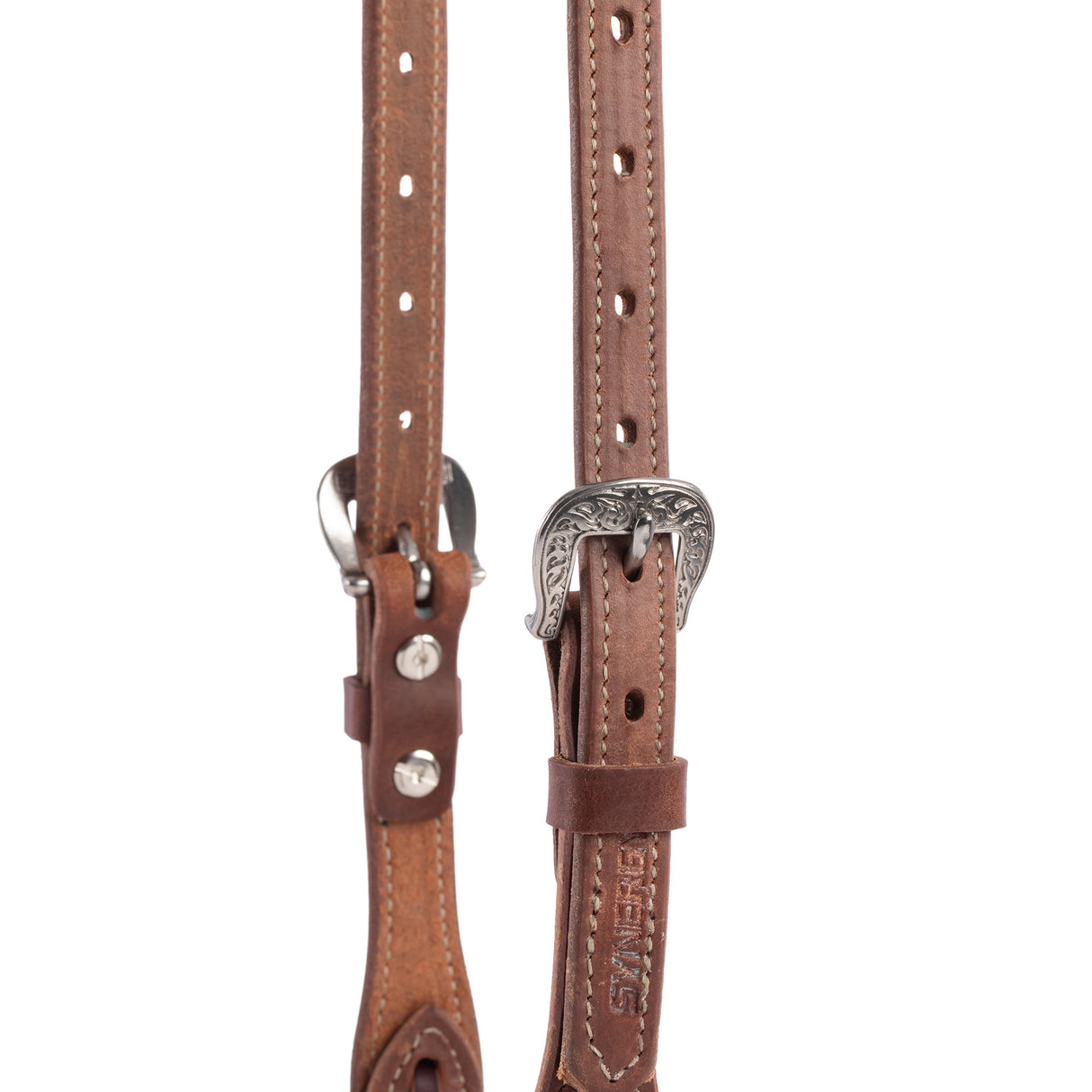 Synergy® Harness Leather Headstall with Designer Hardware, 3/4"