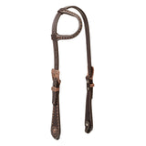 Western Outlaw Headstall, Copper Accents