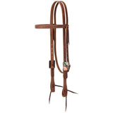 ProTack Headstall, Straight Brow, Copper Flower