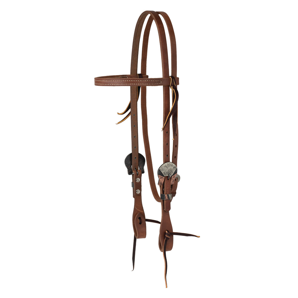 ProTack Headstall, Straight Brow, Classic Western