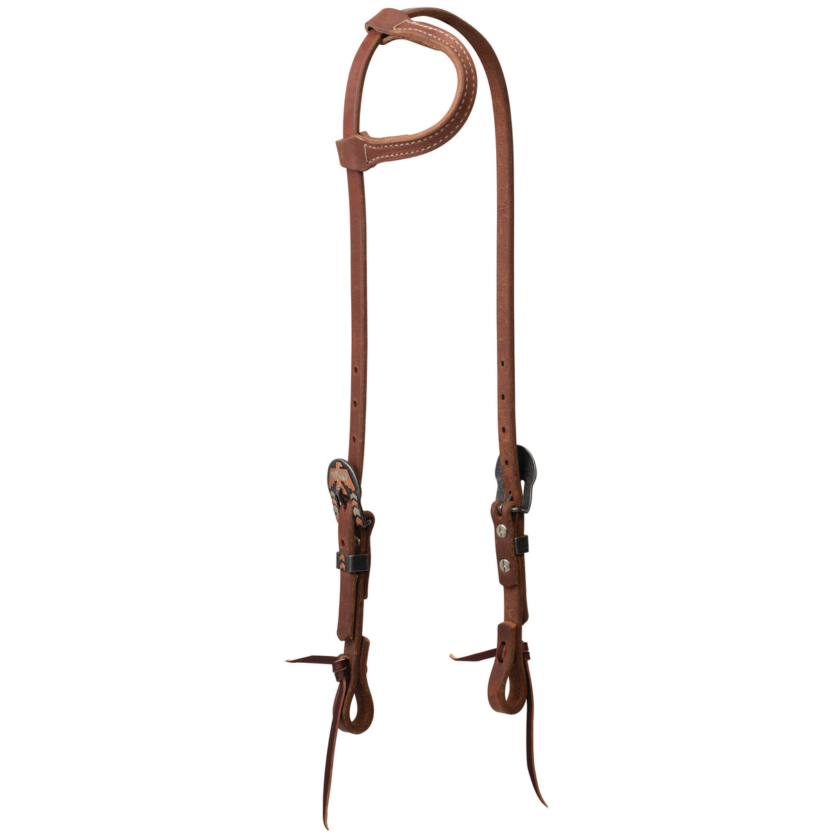 ProTack Headstall, Sliding Ear, Thunderbird Heel Buckle