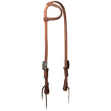 ProTack Headstall, Sliding Ear, Silver Flower