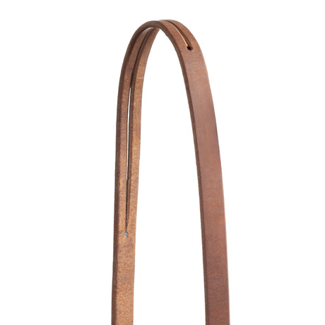 Oiled Hermann Oak Harness Leather Headstall with Designer Hardware