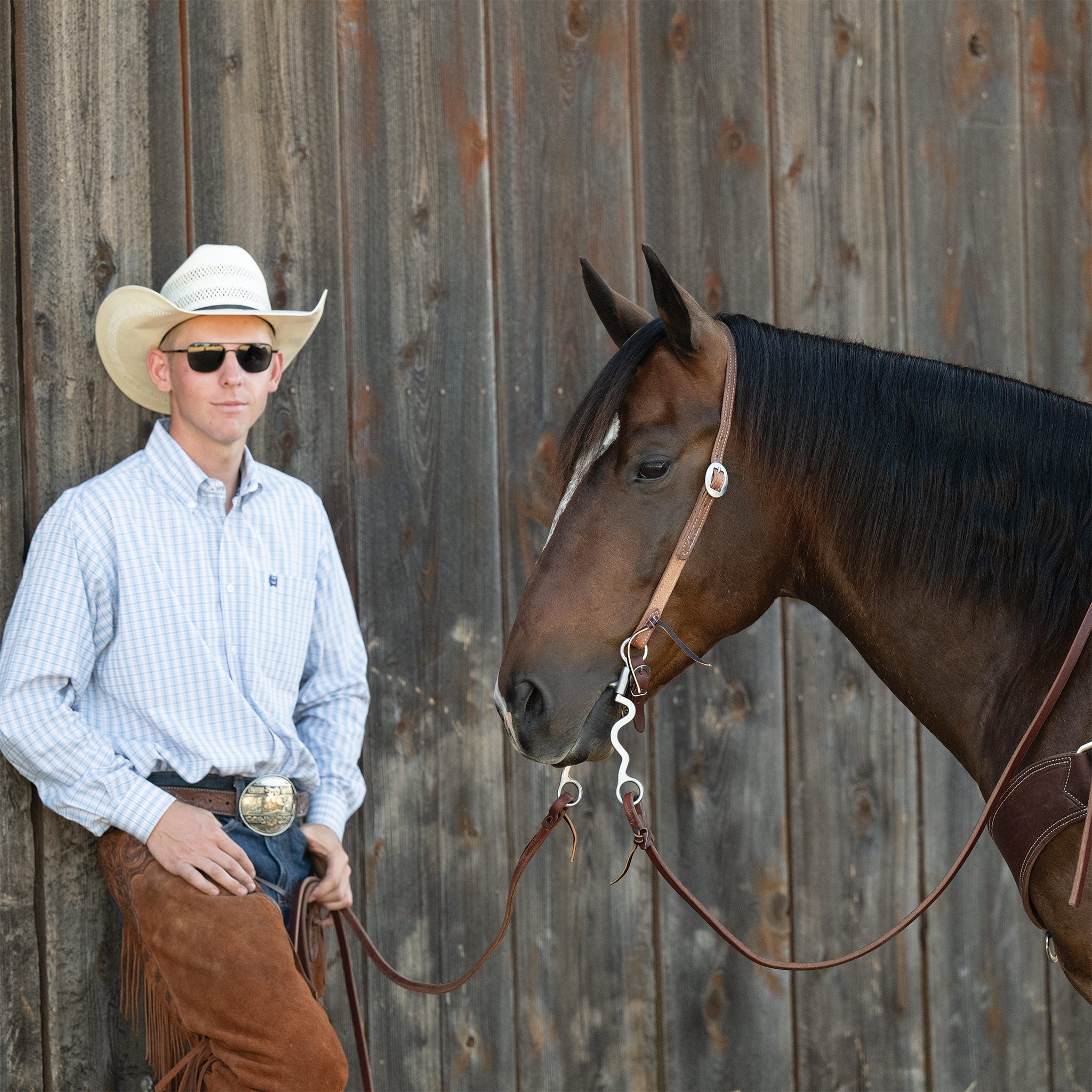 Working Tack Curb Strap, 4-1/2" Single Link