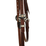 STS Ranch Signature Tack Harness Leather Browband Headstall, 3/4"