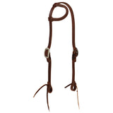 STS Ranch Signature Tack Harness Leather Sliding Ear Headstall, 3/4"