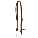 STS Ranch Signature Tack Harness Leather Split Ear Headstall, 3/4"