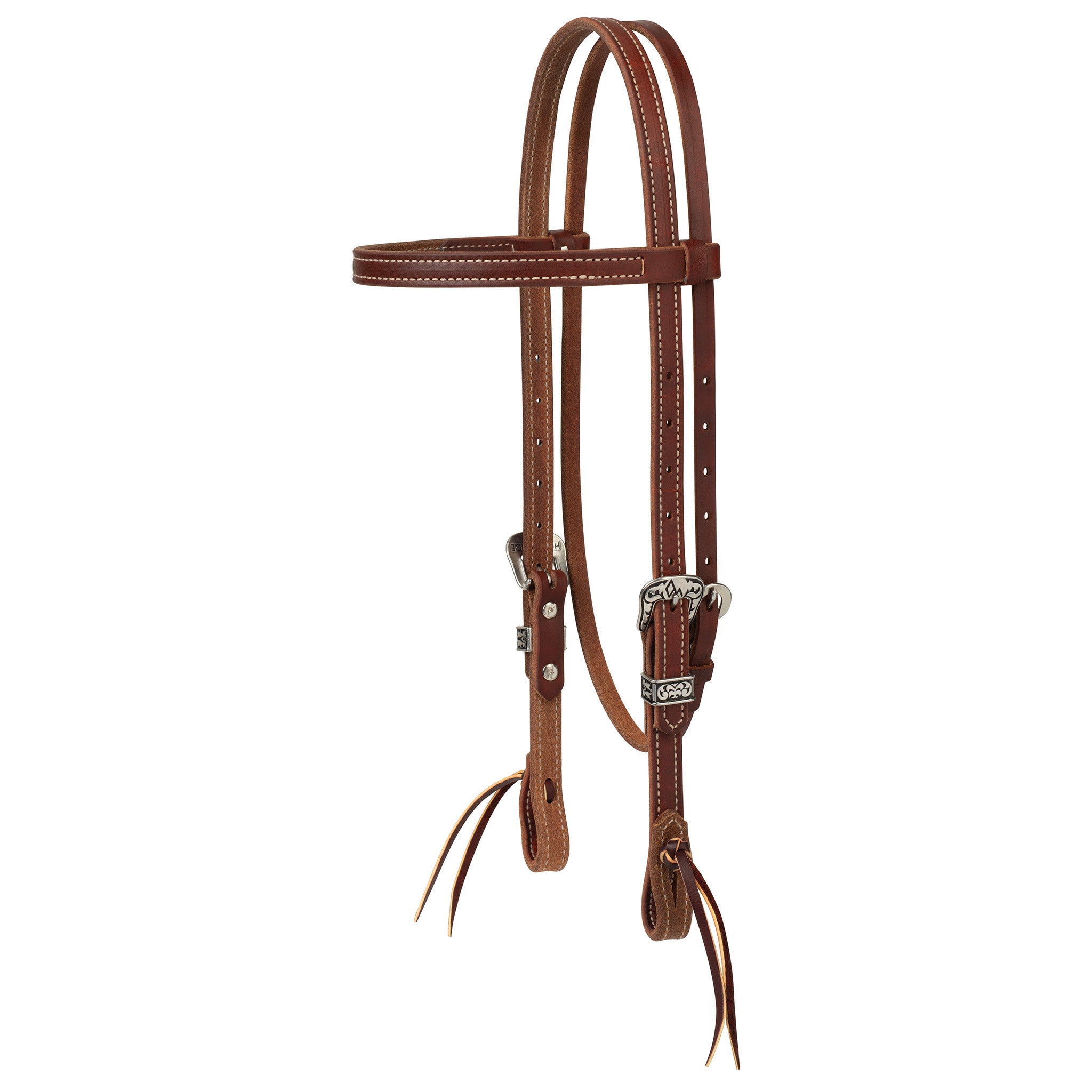 Ken McNabb Horse Headstall – Browband or Sliding Ear - Weaver Equine