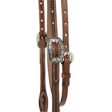 Western Leather Headstall, Basin Cowboy