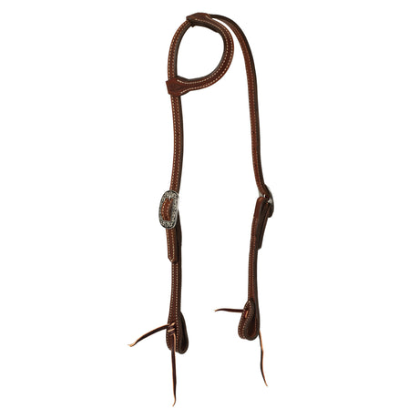 Western Leather Headstall, Basin Cowboy