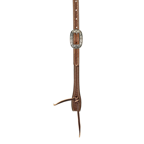 Western Leather Headstall, Basin Cowboy