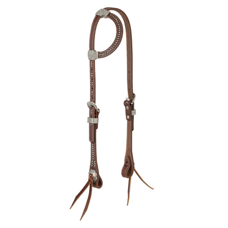 Western Leather Headstall, Stockman