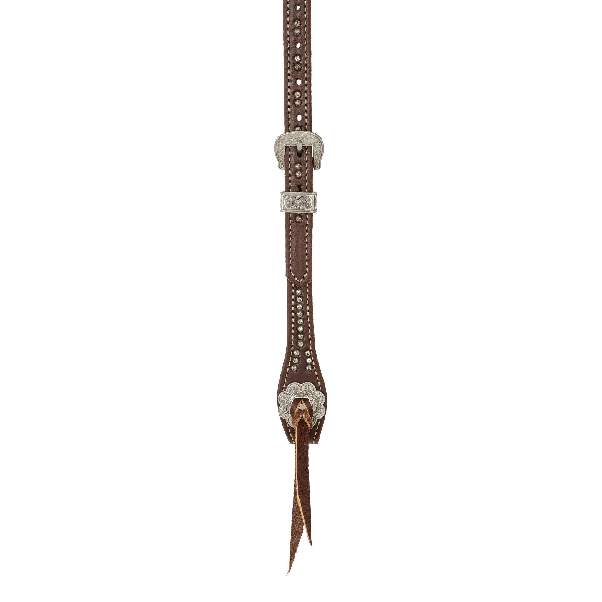 Western Leather Headstall, Stockman - Weaver Equine