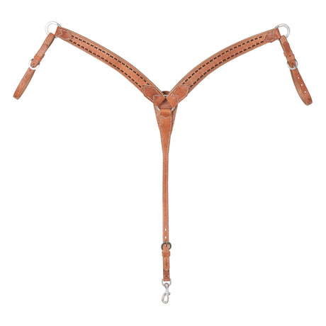 Buckstitch Breast Collar, Hermann Oak® Russet, Dawn Collection