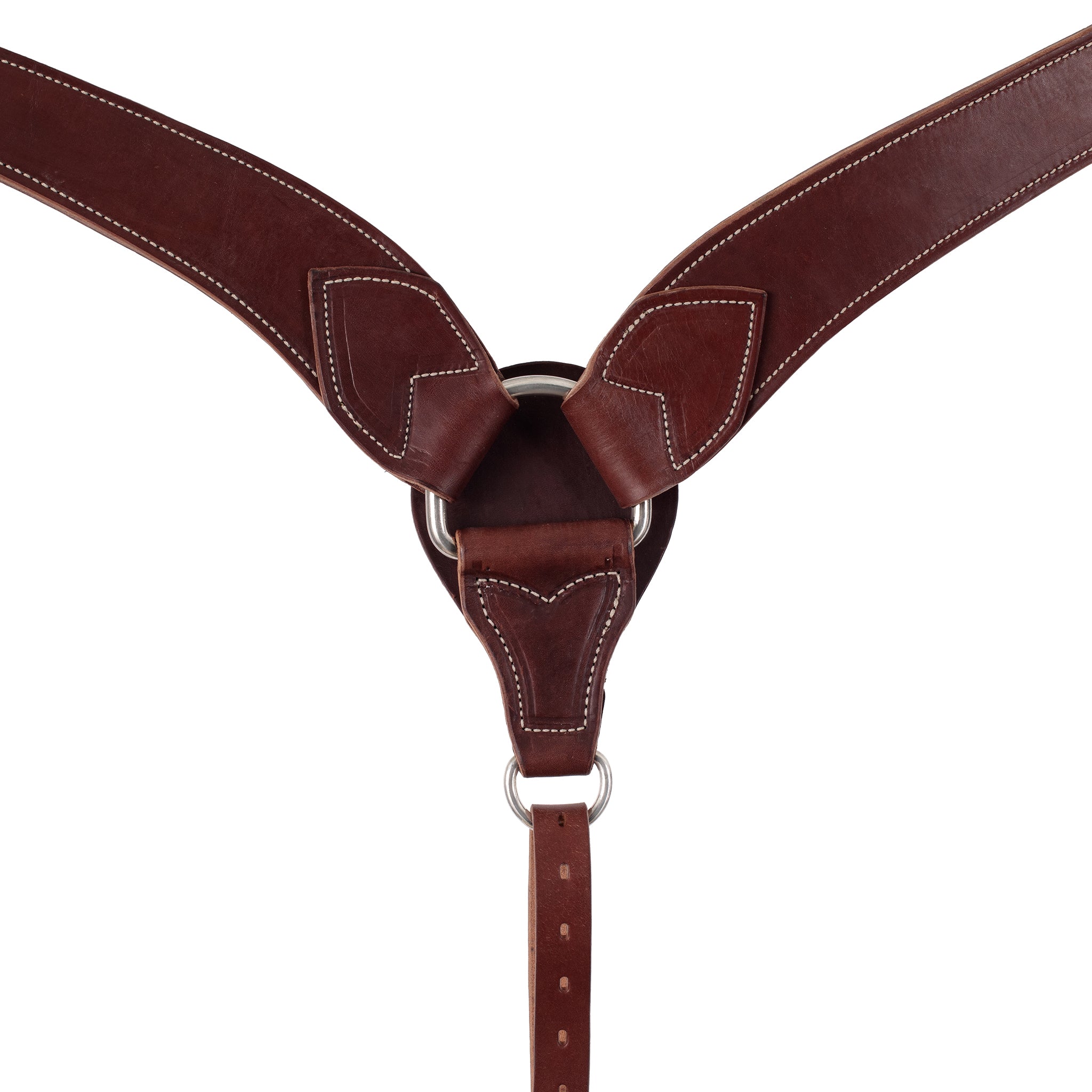 Weaver Leather Horizons Pettorale Sagomato Con Anello Centrale - Pelle Resistente Per Uso Quotidiano