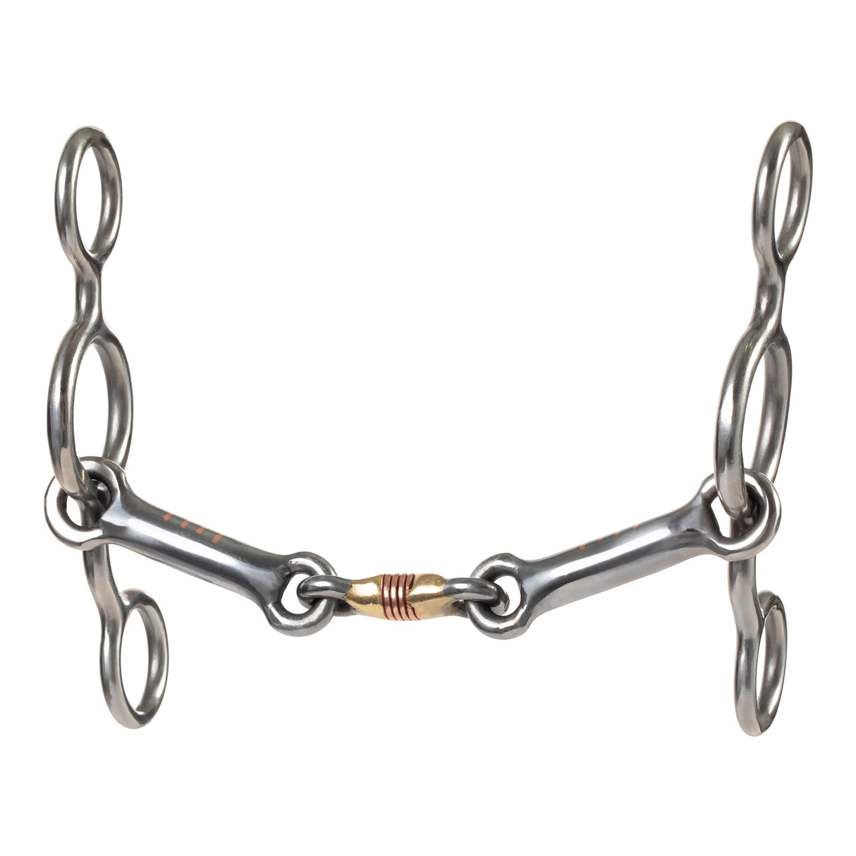 All Purpose Bit with 5" Sweet Iron Copper Wire Wrapped Dogbone Mouth